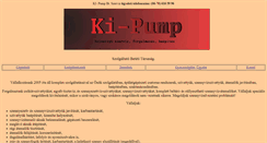 Desktop Screenshot of kipump.hu